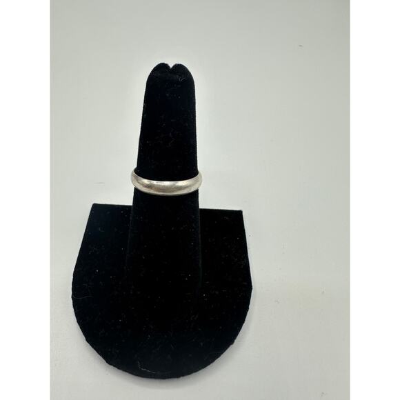 Moss Agate Sterling Silver Ring Size 6.75 925 5g - Picture 3 of 6